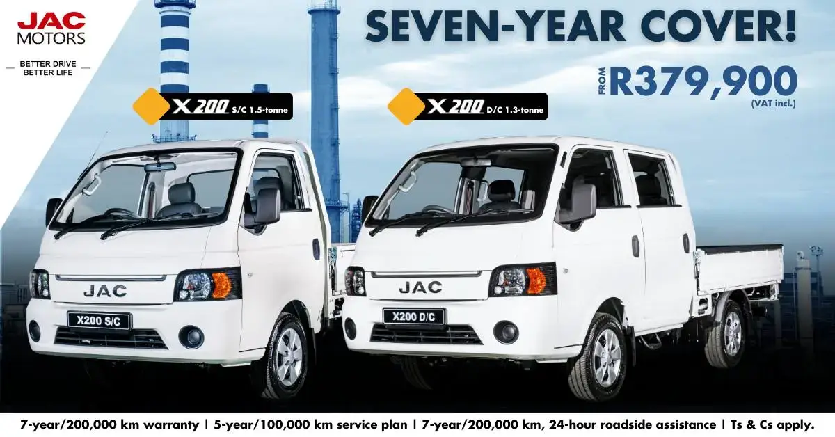 JAC Midrand X200 Special - from R379900
