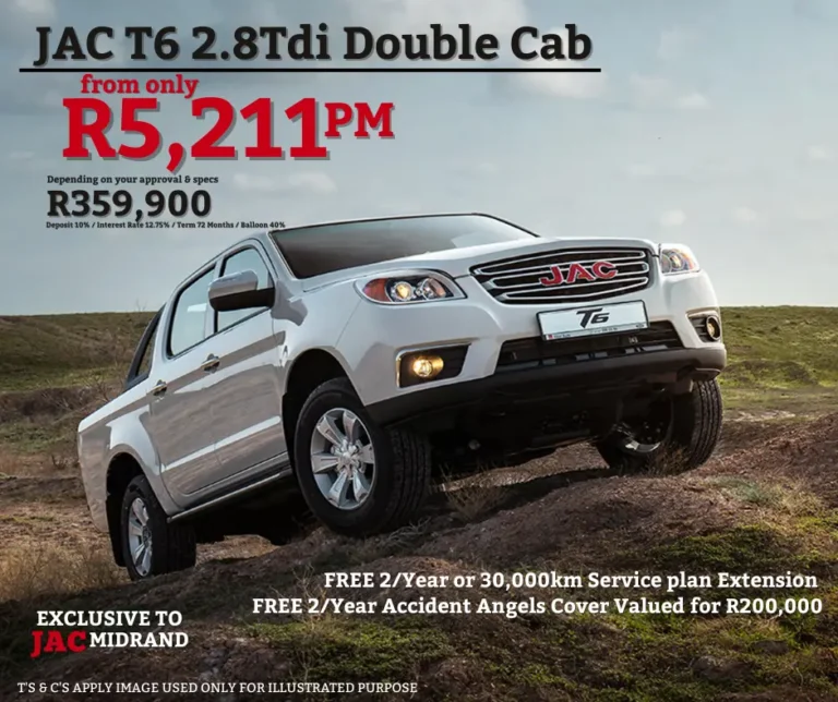 JAC Midrand T6 2.8 from R5211pm