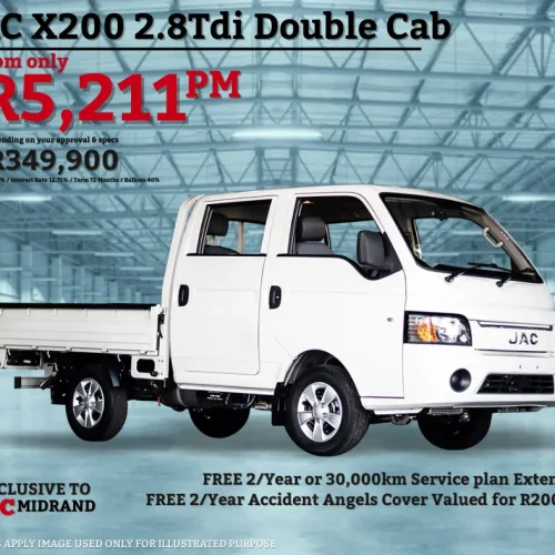 JAC X200 2.8 Double Cab from R5211pm